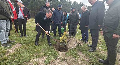 Kazdağları'nda fidanlar toprakla buluştu