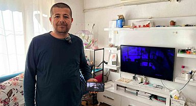 Keçilerine olan sevgisini teknolojiyle birleştirdi, anbean onları izliyor