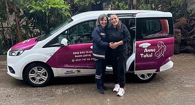 Kemer'de 'Anne Taksi' hizmet vermeye başladı