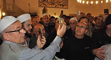 Keşan'da Sakal-ı Şerif tarihi camide ziyarete açıldı