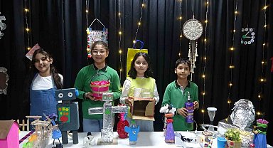 Kilis'te "Atıktan Sanata" sergisi: Öğrenciler atıkları sanata dönüştürdü