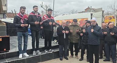 Kınalı kuzular dualarla askere uğurlandı