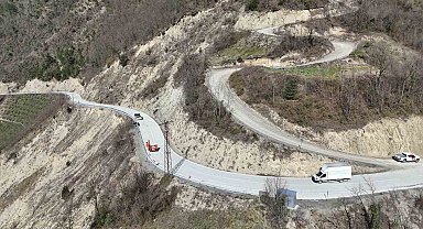 Kırsalda yol güvenliği artırılıyor: 3 bin metrelik otokorkuluk uygulaması