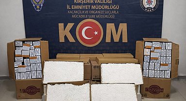 Kırşehir emniyetinden kaçakçılık operasyonu