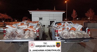 Kırşehir'de 1 ton 200 kilo kaz eti ele geçirildi