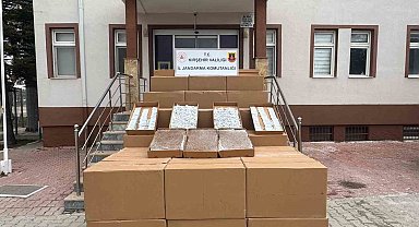 Kırşehir'de 4 milyon 95 bin TL'lik kaçak makaron ele geçirildi