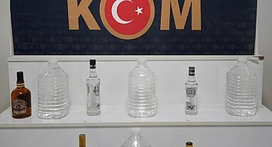Kırşehir'de kaçak alkol ele geçirildi