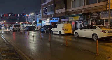 Kocaeli'de bıçaklanan şahıs dükkana sığındı