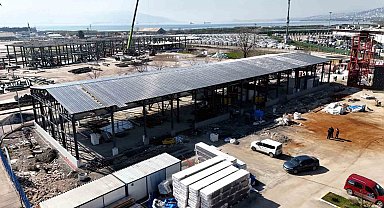 Kocaeli'de itfaiye depo binasının yüzde 80'i tamamlandı