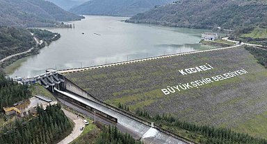 Kocaeli'nin fazla suyu Sapanca Gölü'ne gönderiliyor