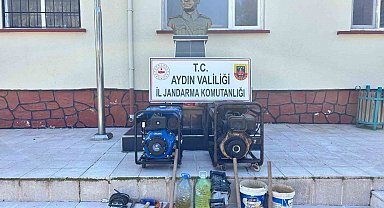 Koçarlı'da kaçak kazıya Jandarmadan suçüstü