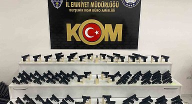 Konya polisinden silah kaçakçılarına operasyon