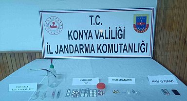 Konya'da jandarmadan uyuşturucu operasyonları: 11 tutuklama