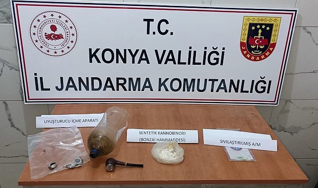 Konya'da jandarmadan uyuşturucuya geçit yok: 21 tutuklama
