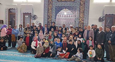 Köyceğiz'de çocuklar teravihte buluştu