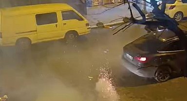 Küçükçekmece'de havai fişekli kutlama sırasında ortalık karıştı