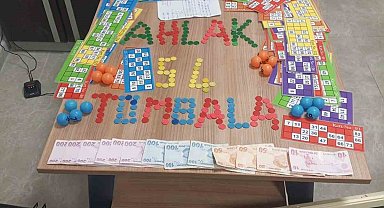 Kumarhaneye çevrilen iş yerine suçüstü operasyon