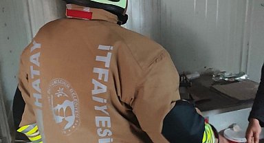 Kumlu'da ev yangını