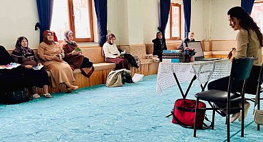 Kur'an kursu kursiyerlerine SAHA eğitimi verildi