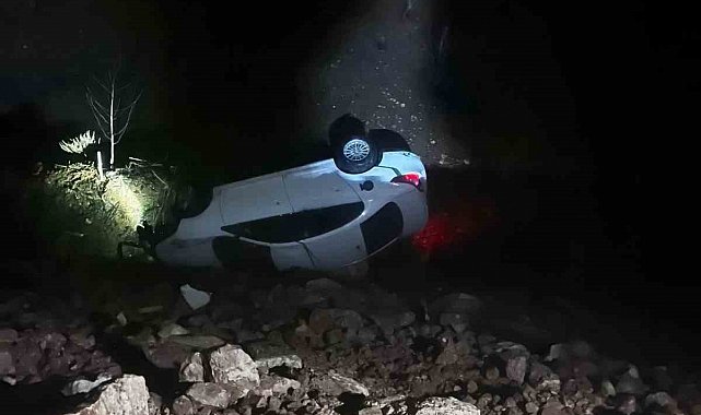 Kurtalan'da otomobil takla attı: 1 yaralı