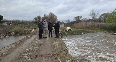Kuruyan dere coştu, İznik Gölü'ne umut oldu