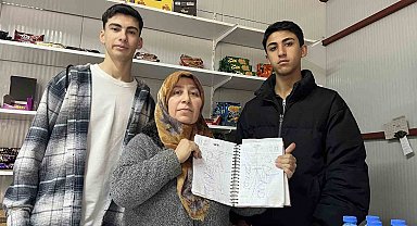 Liseliler harçlıklarıyla depremzede vatandaşların bakkal borcunu kapadı