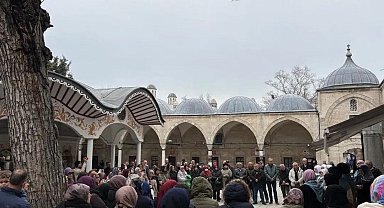 Lüleburgaz'da umre yolcuları dualarla uğurlandı