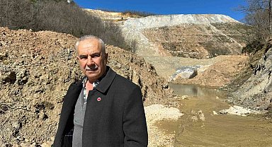 Maden ocağının atıkları suya ve toprağa karışmaya devam ediyor
