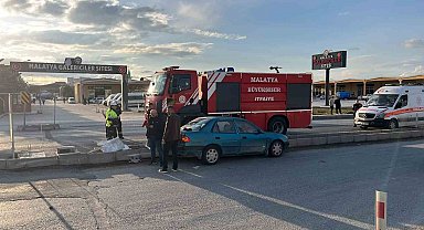 Malatya'da iki araç çarpıştı: 1 yaralı