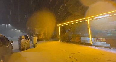 Malatya'nın yüksek kesimlerinde kar