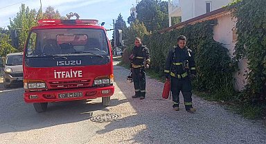 Manavgat'ta otelde çıkan yangın korkuttu