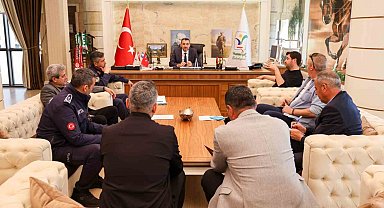 Manavgat'ta sezon öncesi ulaşım ve güvenlik masaya yatırıldı