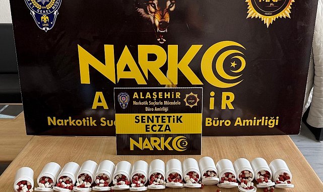 Manisa'da sentetik ecza operasyonu: 2 tutuklama