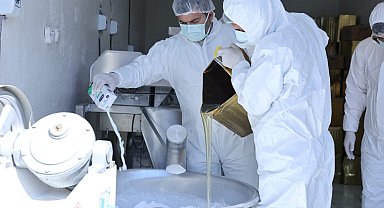 Mardin Büyükşehir Belediyesi'nden üreticilere 10 ton arı keki dağıtımı