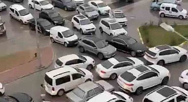 Mardin'de bayram arifesinde araç yoğunluğu yaşandı