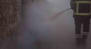 Mardin'de evdeki tüp yangını paniğe neden oldu