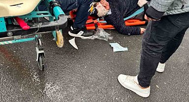 Mardin'de tankerin çarptığı yaya yaralandı