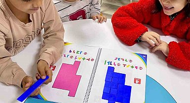 Menteşe'de çocuklar zeka oyunları ile yeteneklerini keşfediyor