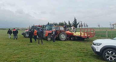 Merada gübreleme çalışması yapıldı