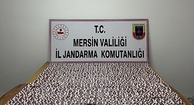 Mersin'de 5 binden fazla sentetik hapla yakalanan şüpheli tutuklandı