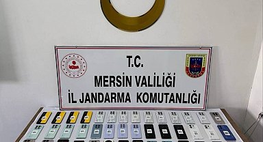 Mersin'de 800 bin liralık gümrük kaçağı telefon ele geçirildi
