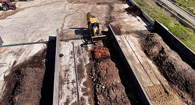 Mersin'de 835 ton organik atık komposta dönüştürüldü