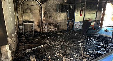 Mersin'de camide çıkan yangın hasara yol açtı