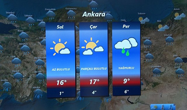 Meteoroloji Genel Müdürlüğü duyurdu: "Bayram boyunca ülke genelinde yağışlı hava hakim olacak"