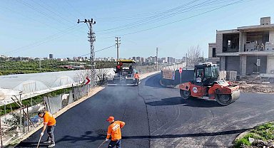 Mezitli'de sıcak asfalt atağı