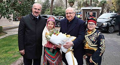 Milli Savunma Bakanı Yaşar Güler, Çanakkale Valiliğini ziyaret etti