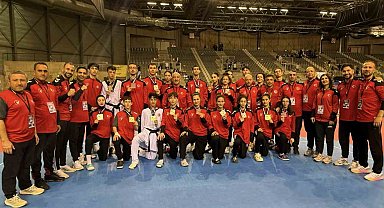 Milli taekwondoculardan Belçika'da 30 madalya birden