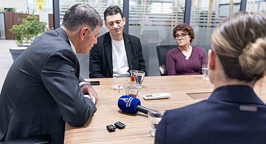 Minguzzi ailesinden Başkan Tugay'a ziyaret