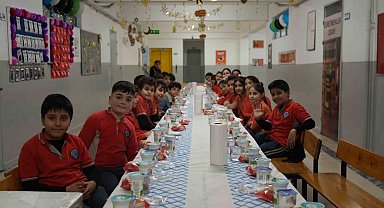 Minik kalpler iftar sofrasında buluştu