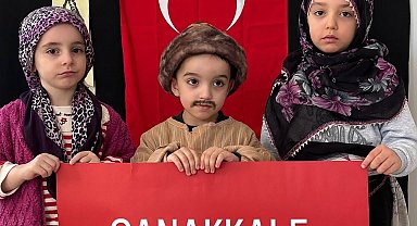 Minik yüreklerde 18 Mart ruhu canlandı